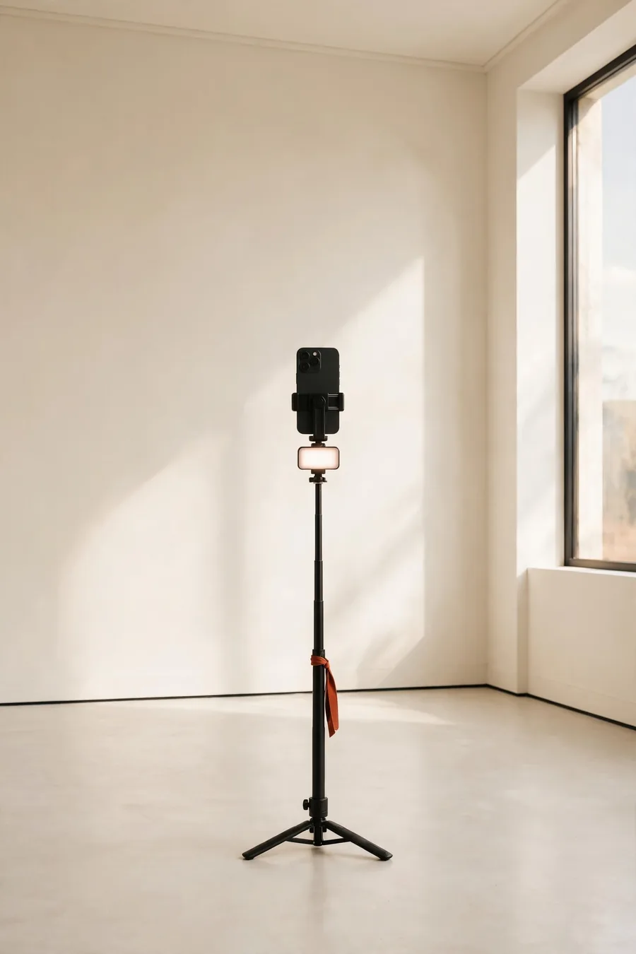 A phone ready to go live